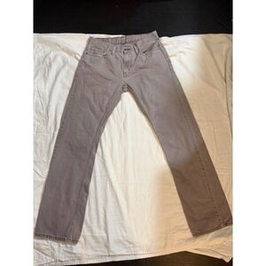 Levi Strauss & Co 505 Regular Fit Jeans Mens 32x30 Gray Straight Leg Casual